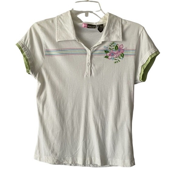 roxy Polo Shirt, Junior Medium - Picture 1 of 4